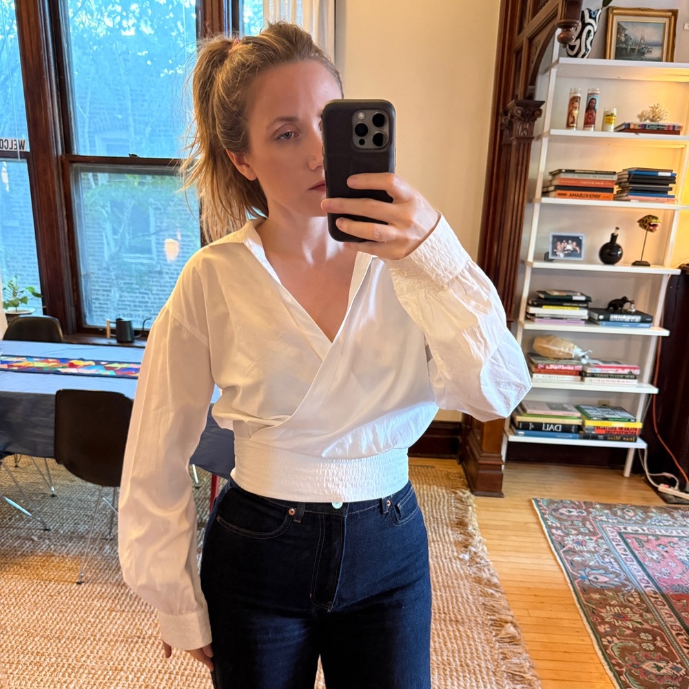 MaxMara White Blouse